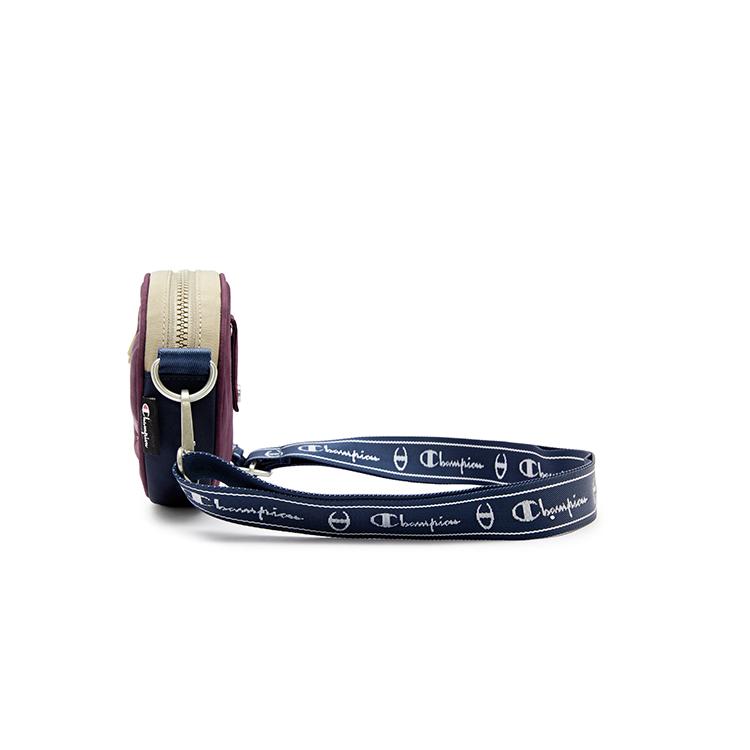 New Champion Synthetic Leather, Textile Crossbody Bag Regular Unisex Dark Gray/Black/Dark Red U4BACPU25