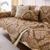 Chenille Sofa Cushion Non-slip Anti-wrinkle Sofa Cover All Seasons General European Modern Romantic Plant Jacquard Couch Cushion