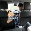 Car Tissue Box Holder Plush Bear Automotive Napkin Organizer Stuffed Tissue Holder For SUVs RVs Sedans Trucks Drivers Car Owners
