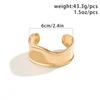 Hip-Hop Style Simple Smooth Irregular Bracelet Female, Personalized Metal Geometric V-Shaped Bracelet