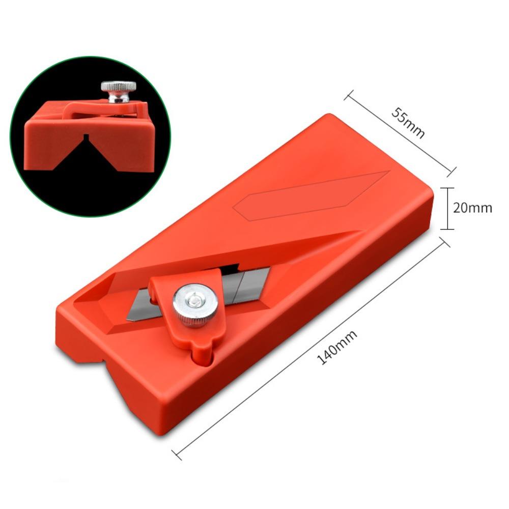 ABS Plasterboard Chamfering Planer Edge Trimming Tilt 45° Oblique Angle Woodworking Beveling Tool High Efficiency Durable