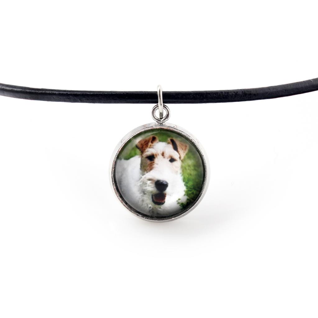 Fox Terrier Wire – A set of jewelry in a box, necklace | Art-Dog