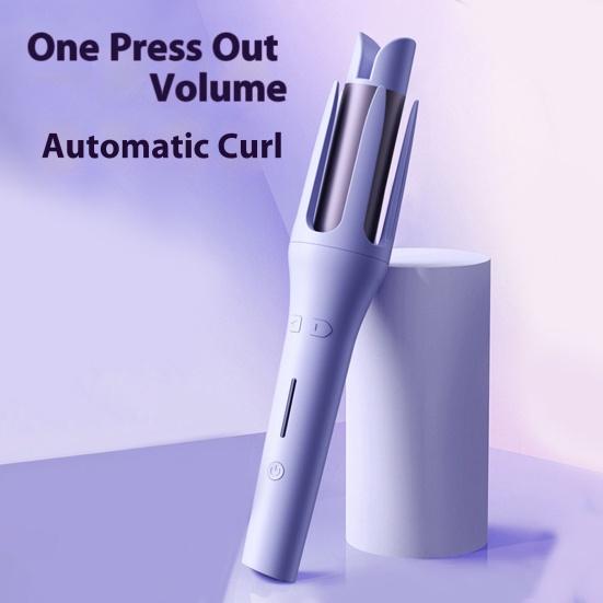 32MM Automatic Rotating Curling Iron Fast Heating Professional Hair Curler Portable Travel Negative Ions Electric Curling Wand Women