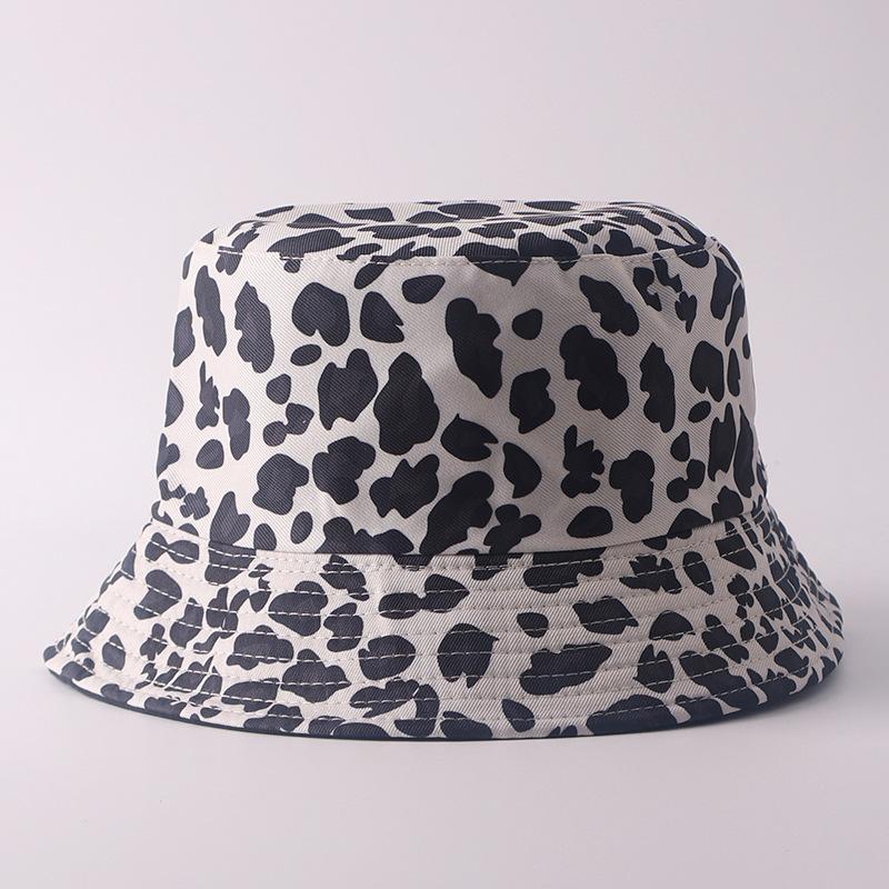 Digital printing small edge bucket hat spring and summer double-sided can wear outdoor sunshade basin hat spot