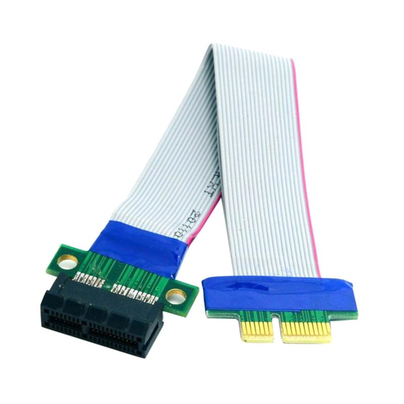 New Arrive Pci Express Flex Relocate Cable Pci-E 1X To 1X Slot Riser Card Extender Extension Ribbon For Bitcoin Miner