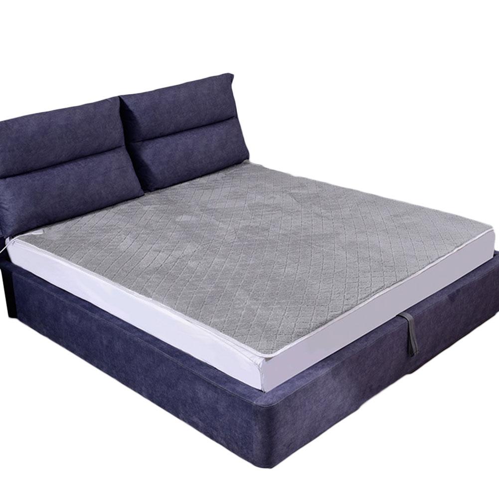 Плюшевое электрическое одеяло, зимнее теплое одеяло, двойное и одинарное бархатное умное теплое одеяло для тела, офисное серое умное одеяло с подогревом long velvet