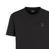 Emporio Armani EA7 SS23 Solid Logo Pullover Short Sleeve T-Shirt Men Tops Black 3RPT41-PJNTZ-1200