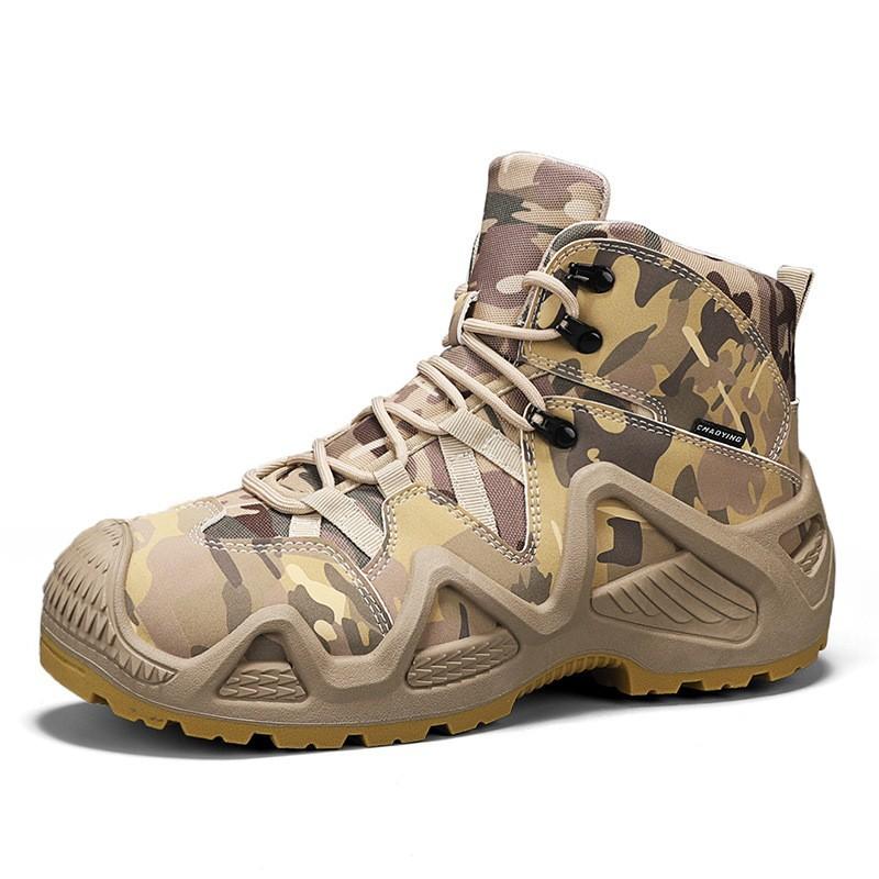 Autumn and Winter New Chinese Camouflage Martin Shoes Outdoor Mountaineering Martin Boots Hiking and Leisure Short Boots