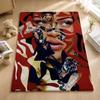 Music R-Rihanna Throw Blankets Soft Warm Flannel Blanket Bedding for Bed Living Room Home Sofa