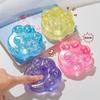 Glitzerndes Tier-Quetschspielzeug Stressabbau Salamander Kaninchen Bär Oktopus Capybara Sensorisches Spielzeug Dekompression Klarer Stressball Fidget-Spielzeug