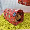 Speelbuizen voor Hamsters Bospatroon Schuilplaats Tunnel Speelgoed Huisdierbenodigdheden voor Cavia Konijn Egel Chinchilla