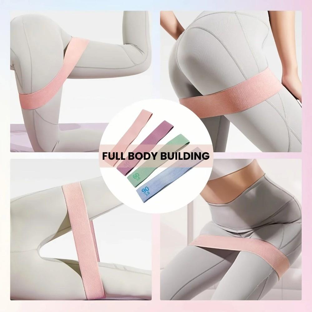 Expander Fabric Elastic Band 20-90LB Yoga Bands Resistance Bands Stretching Exercise