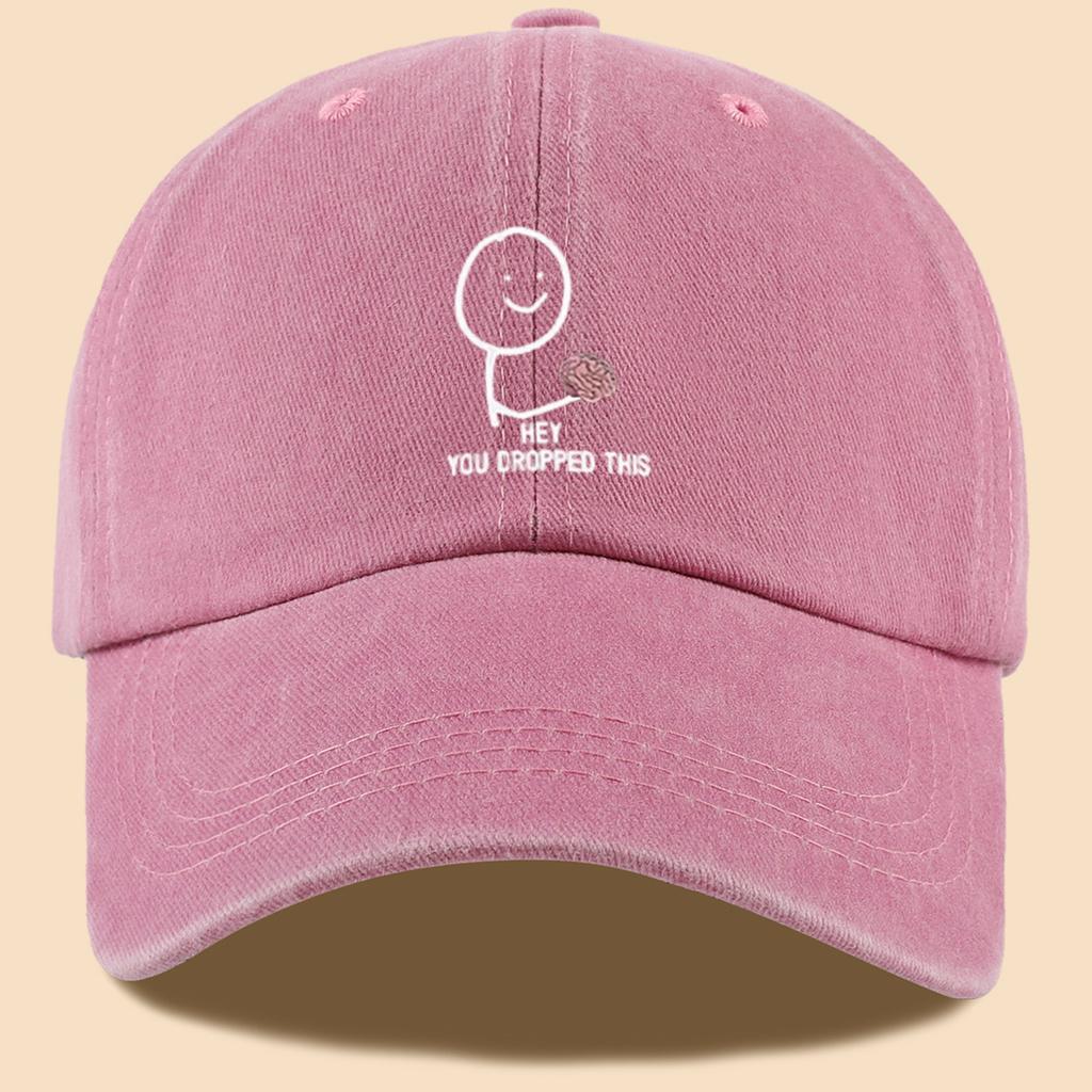 Trendy and Personalized Peaked Cap, Adjustable Outdoor Camping and Travel Check-in Baseball Cap