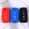 {Summer2} Silicone Key Shell Cover for Jeep Cherokee, Compass S, Renegade, Grand Commander, and ForJcuv Charger