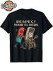 Respect Your Elders Retro Gaming Funny Gamer Controller 80s Tshirt
