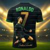 26 Football Jersey 3d Printed NO.7 Ronaldo Boys Girls Training Women's Sports Breathable Short Sleeve Men Beach Surf T-shirt