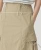 Covernat Woman String Cargo Skirt Light Khaki