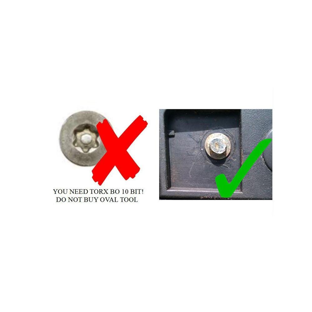 1~10PCS Coffee Machine Repair Tools Jura Capresso Ss316 Repair Security Tool Key Open Security Oval Head Screws Special Bit Key