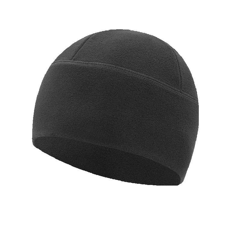 Warm Cycling Hat Thermal Windproof Polar Fleece Lining Skull Cap Cold Proof Outdoor Sports Hiking Running Ski Beanie Cap