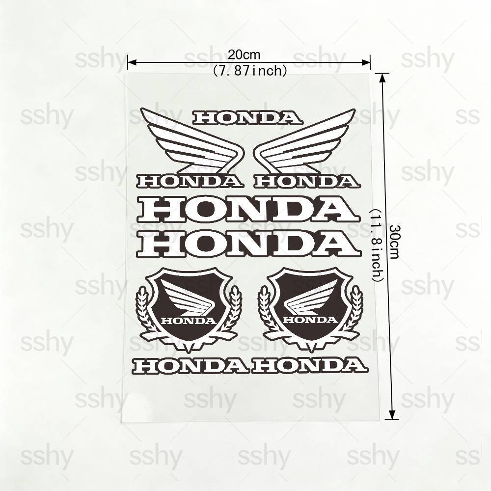 For Honda 18 colors Reflective motorcycle stickers, 3M safety warning at night in the dark scooter helmets UO2