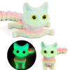 3D Printed Cute Cats Movable Joint Fidget Toys Stress Relief Decompression Desktop Ornament Kid Figure Toy for Adults Kids Gift