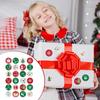 Christmas Advent Calendar Number Paper Stickers Christmas Advent Stickers 1-24 Numbers Stickers for Cards Christmas Decor