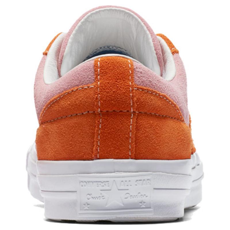 Golf Le Fleur X Converse One Star Ox Floral Trendy Comfort Low-Top Board Shoes Unisex Pink Orange