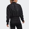 Adidas Solid Color Sports Casual Baseball Jacket Women Jacket Black FN1517