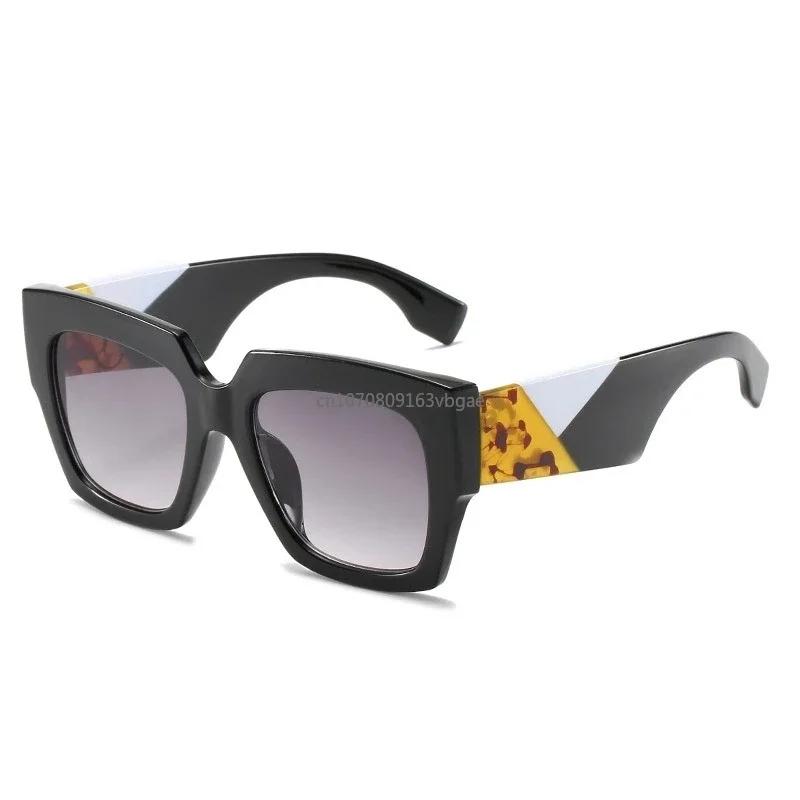 Durable High Performance New Stylish Oversized Shades Luxury Designer Big Square Frames Women Trendy Sunglasses