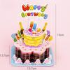 Paper 3d Three-dimensional Puzzle Cartoon Mini Building Cabin Model Children Handmade DIY Children's Assembly Card Toy Gift