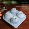 Silicone Ice Hockey Mold - Hand Grenade and Rhombic Ice Stick for Whiskey