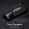 iQOO Z6 Cowhide Leather Pearl Fish Pattern Half-Case - High-End Protective Cover for iQOO Z6x