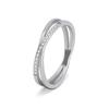 Eleganter 2022 Koreanischer Titanstahl-Diamantring für Damen - Leichter Luxus mit einzigartigem und exquisitem Design