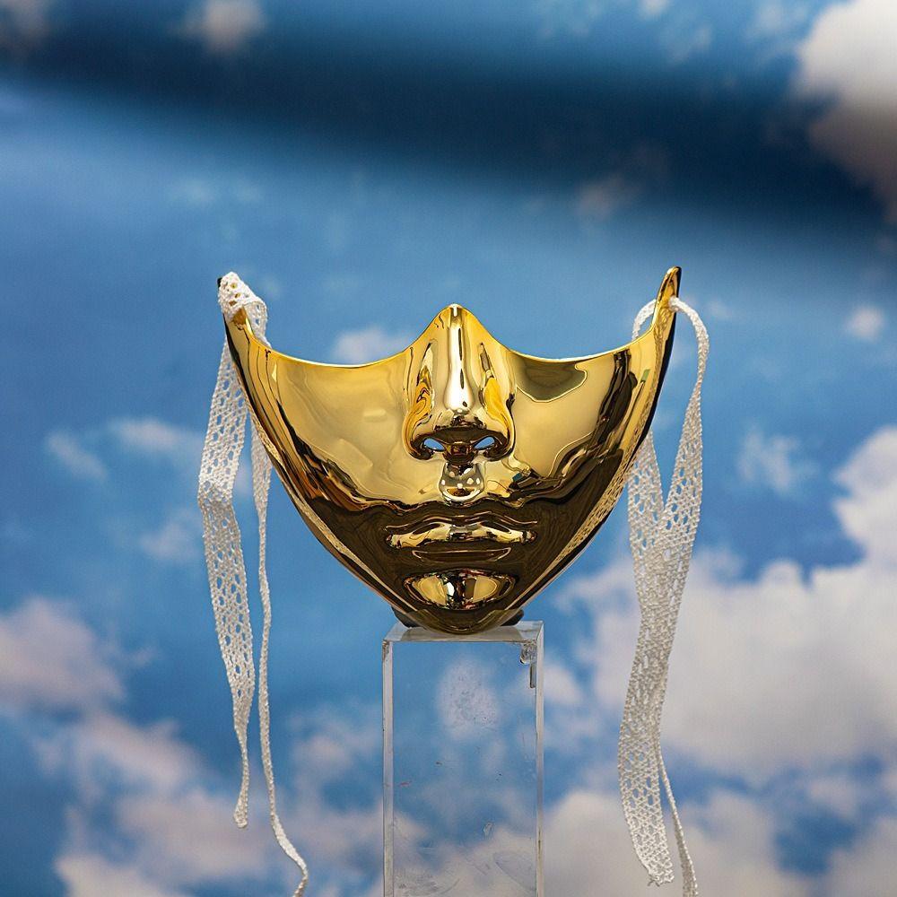 Retro ABS Masquerade Masks Cosplay Costume Mask Face Cover Women Men
