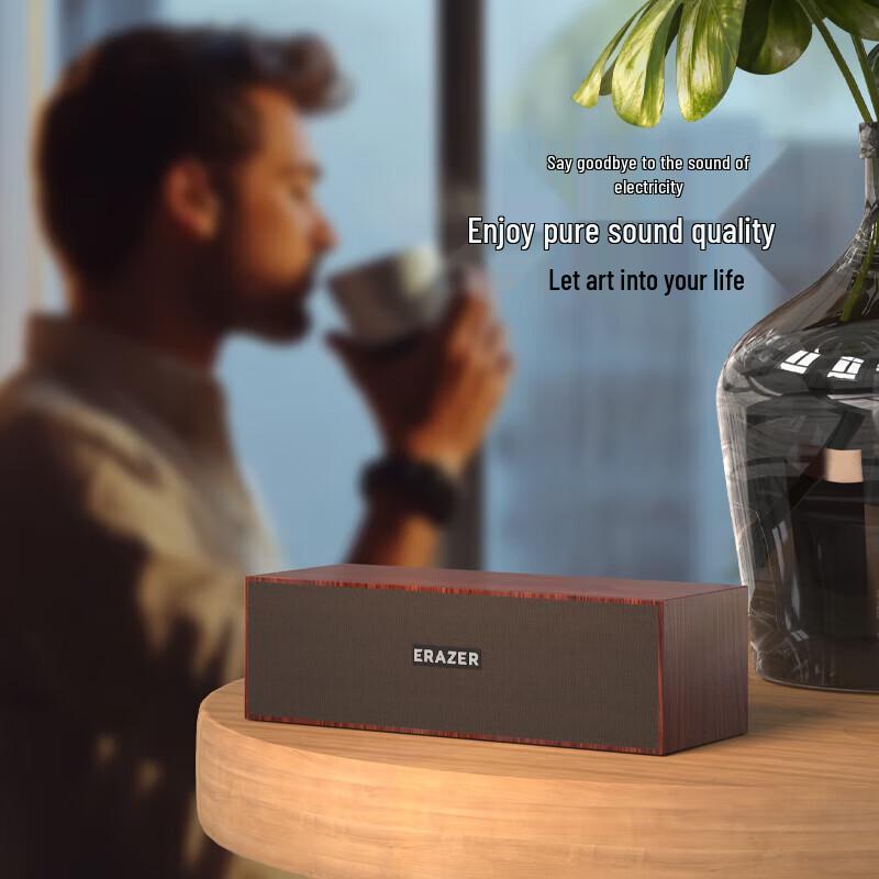 Lenovo D01 Classic Wooden Desktop Speaker (CN version)