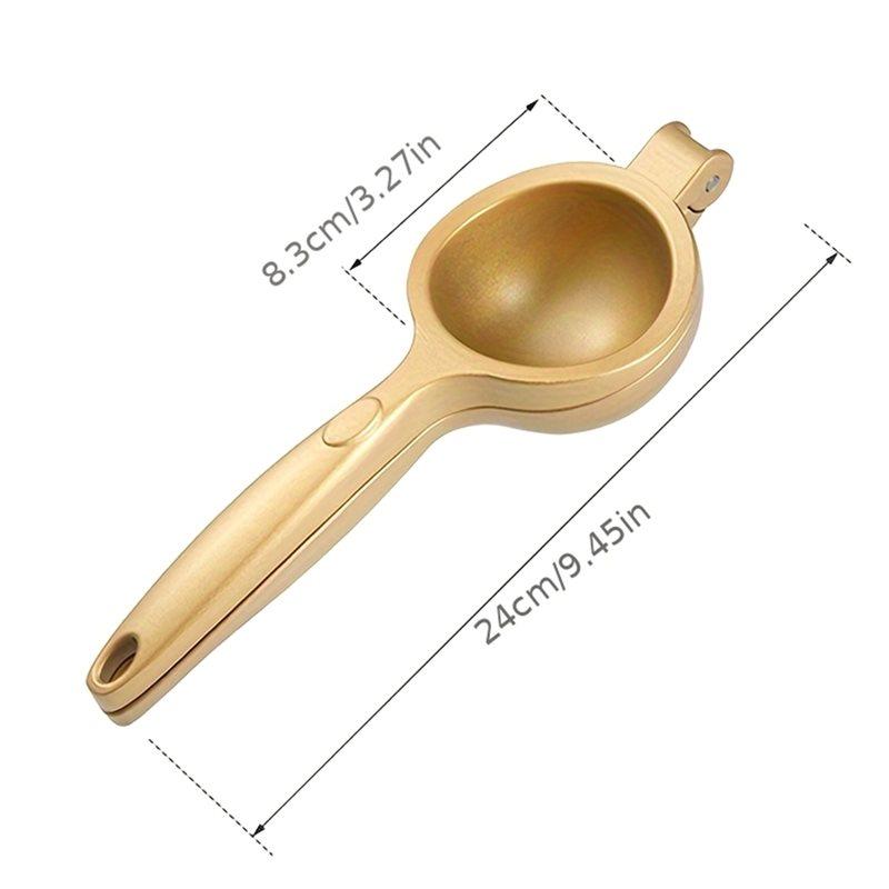 ABBP-1Pcs Premium Zinc Alloy Manual Juicer Heavy Duty Hand Press For Fresh Lemon Orange Portable Kitchen Tool With