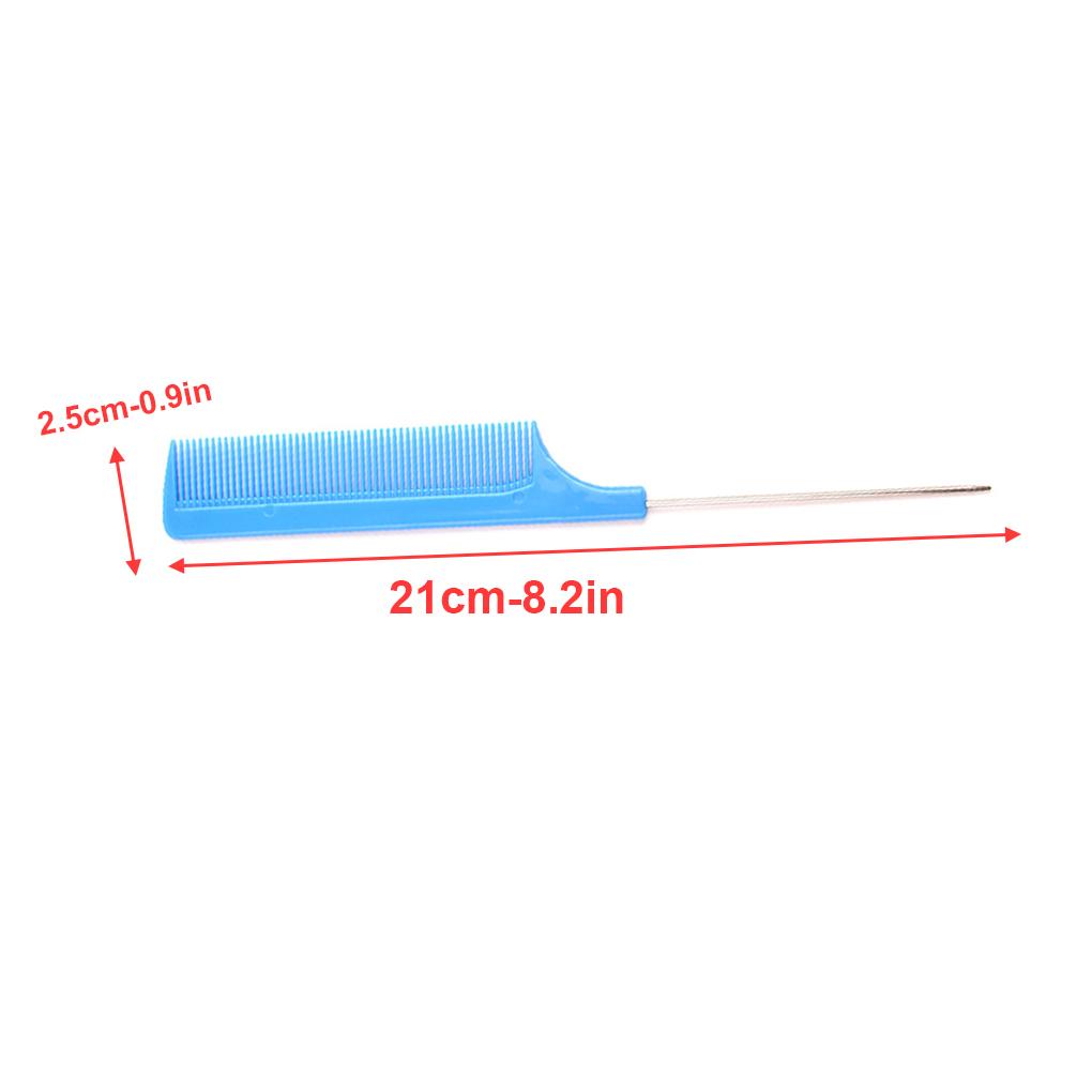 Tail Comb Different Colors Wear-resistant Easy Installment Professional Use Distinctive Long Service Life Hair Picks