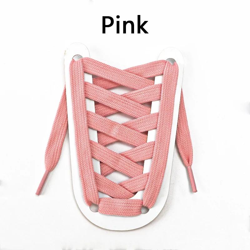 Elastic Polyester Cotton Shoelaces 1cm Flat Braided Replacement Laces Multi-Color Durable Laces for Sneakers Boots & Casual Shoe