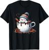 Cute Christmas Hot Chocolate Snowman T-Shirt