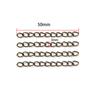100 pièces/Lot 50mm 70mm Chaînes de Queue en Gros Chaîne d'Extension Allongée pour Bracelets Colliers Fabrication de Bijoux DIY Vente en Gros