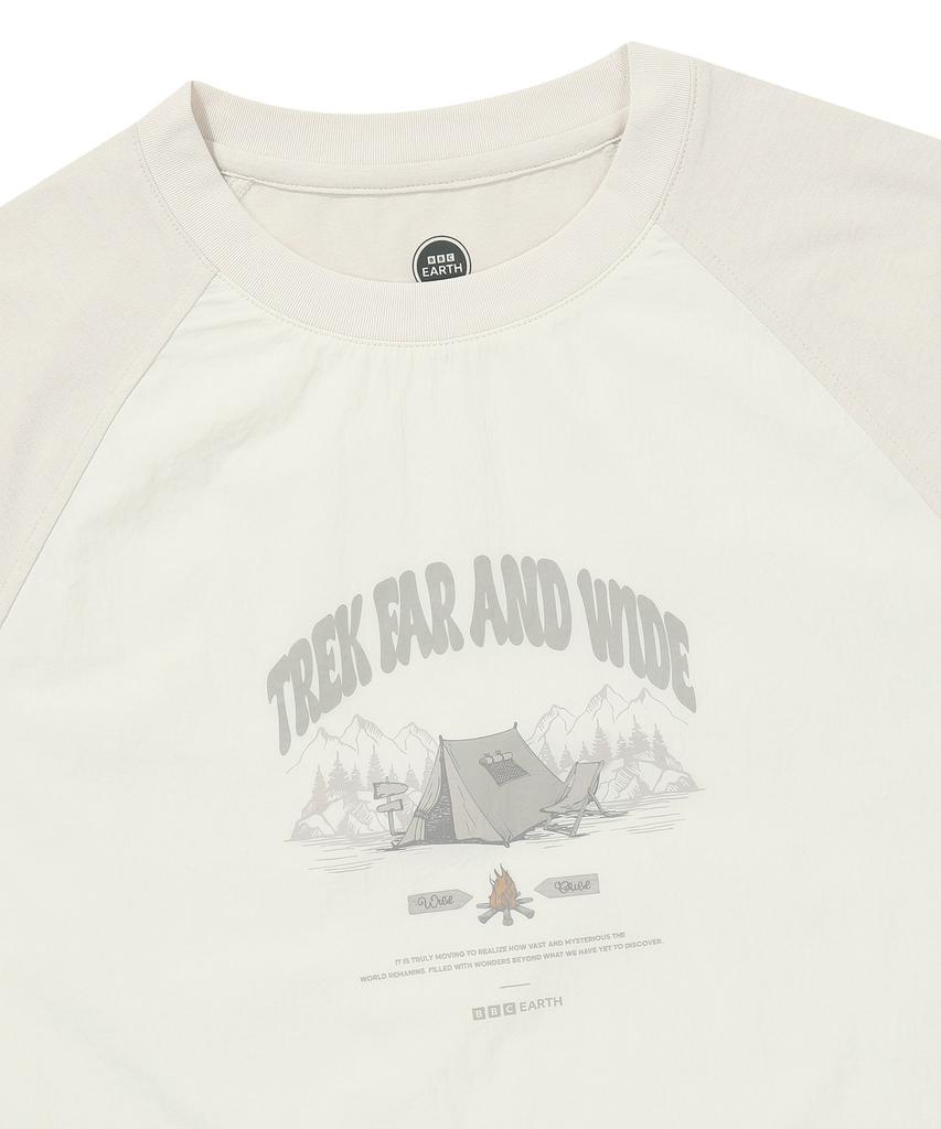 BBC EARTH Women'S Camp Wind Guard Tee Ivory