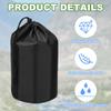 PATIKIL Set of 2 Stuff 13 x Storage Bag for Hot Black Bags, 25cm, Waterproof, Lightweight, Drawstring, Hiking, Fishing, Beach, Swimming, Springs,