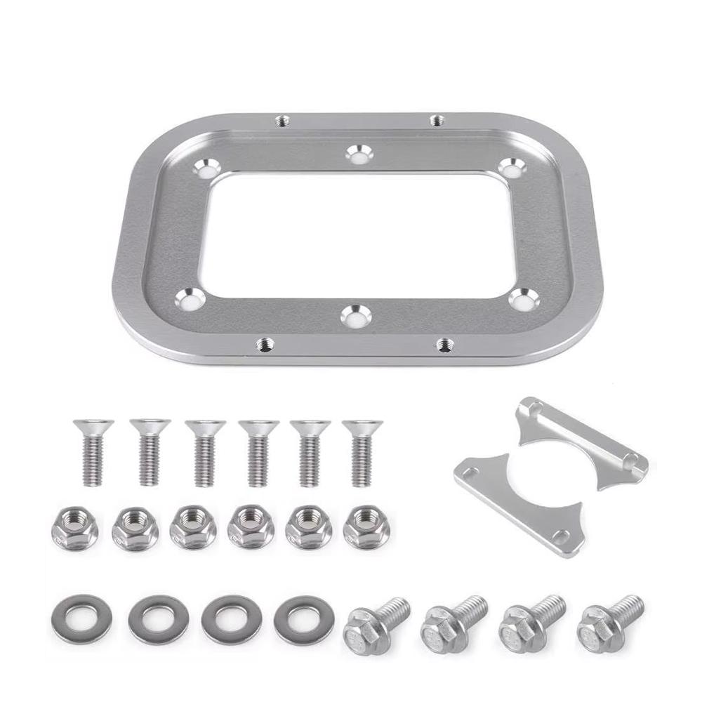 Billet Silver Aluminum for Optima Battery 34/78 Battery Relocation Tray Hold Down Mount серебряный