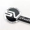1 x Metall SV SVR AUTOBIOGRAPHY Buchstabe Auto Dekoration Emblem Abzeichen Aufkleber Für RANGE ROVER