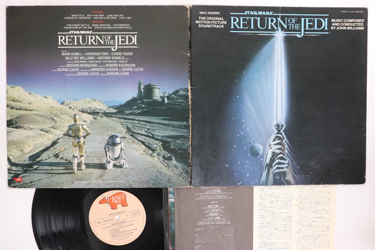 

LP Record OST JOHN WILLIAMS Return Of The Jedi 28MW0031 RSO 1983 Japan Soundtracks Musicals Used