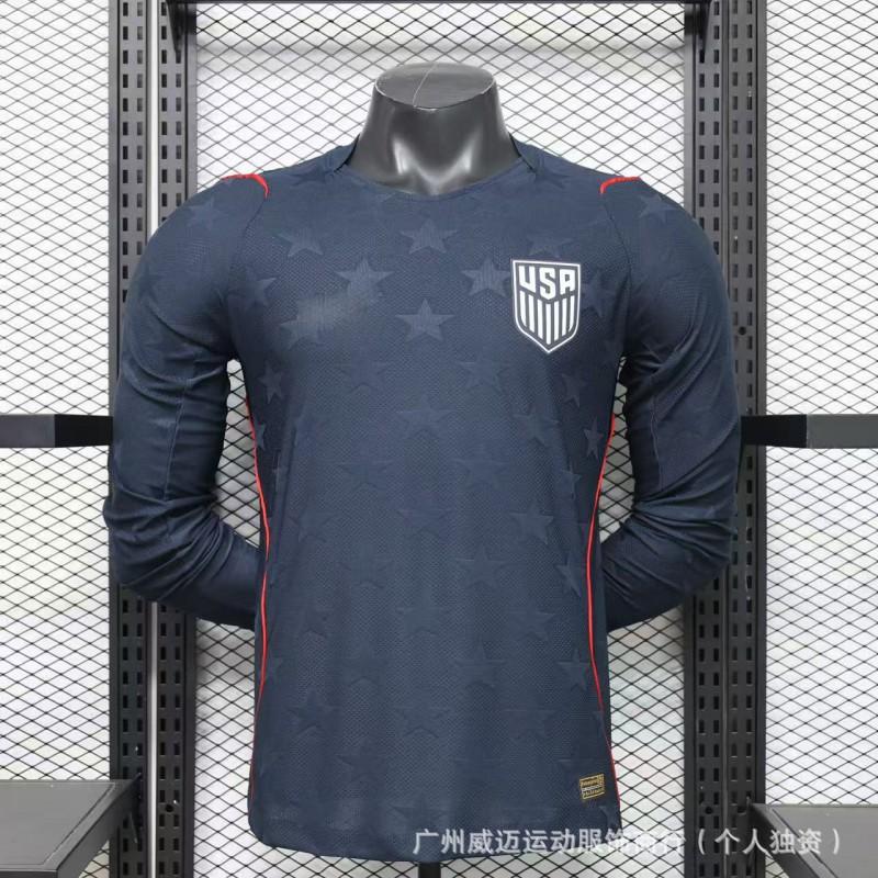 2025-2026 Player Version Long Sleeve Soccer Jersey Mexico Chelsea Portugal England Germany Inter Milan Barcelona