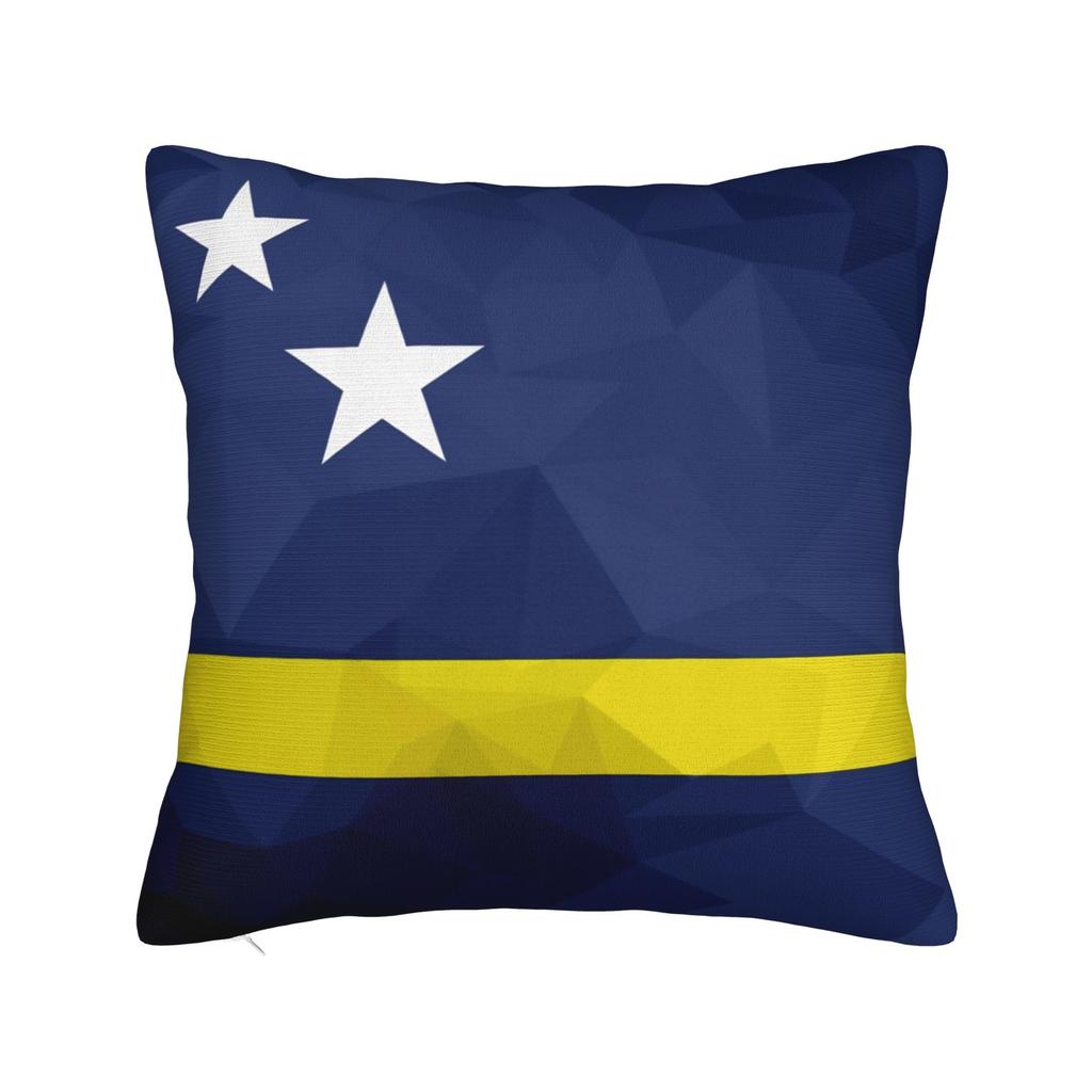 TEAM CURACAO Soccer Sport Square Pillowcases Polyester Sofa Cushion Cover Cute Decor Pillow Cover