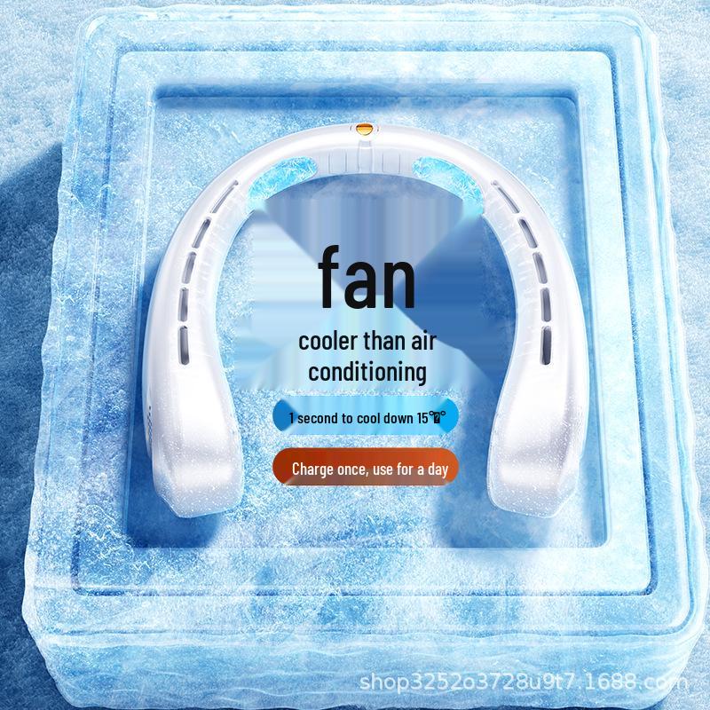 

Portable Leafless Neck Fan: USB-Powered Mini Summer Fan for Outdoor Sports Pink S6