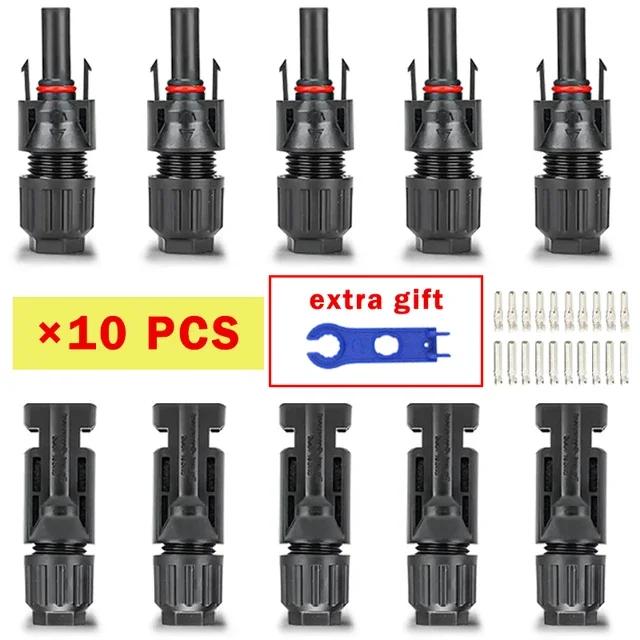 

400/200/100/40/20/10 Pcs 1000V 30A Solar Connector Kit Connectors for Solor Panel