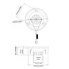 3inch Tweeter Sound Speaker Magnetic Round 4Ohm 15W Low Frequency Speaker Hifi Loudspeaker For Home Theater Music